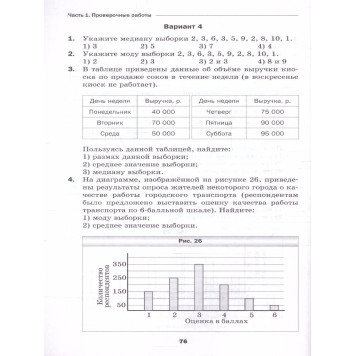 Мерзляк Алгебра 9кл. Проверочные работы (Просв)-2