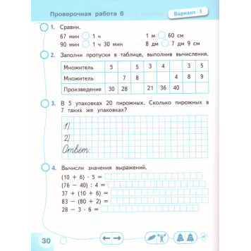 Миракова, Никифорова (Перспектива) Математика 3 кл. Проверочные работы (Просв.)-1