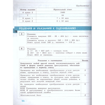 Всероссийские проверочные работы. Математика. 10 типовых вариантов. 4 класс/Волкова  (Просв.)-2