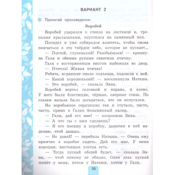 УМК Климанова, Горецкий Литературное чтение 2 кл. Проверочные работы/Дьячкова (Экзамен)-2