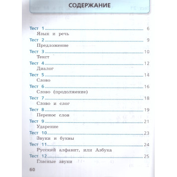 Канакина (Школа России) Русский язык 1 класс Тесты/ Занадворова (Просв.)-2