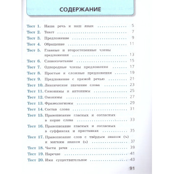 Канакина (Школа России) Русский язык 4 класс Тесты/ Занадворова (Просв.)-2