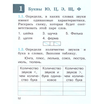 Игнатьева Обучение грамоте. Тесты 1 класс. (Школа России) (Просв.)-2
